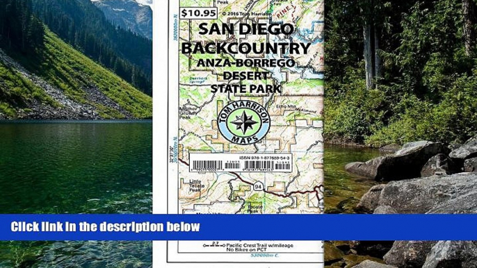 Deals in Books  Recreation Map of the San Diego Backcountry: Waterproof, synthetic paper (Tom