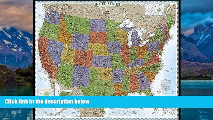 Big Deals  United States Decorator [Enlarged and Tubed] (National Geographic Reference Map)  Full