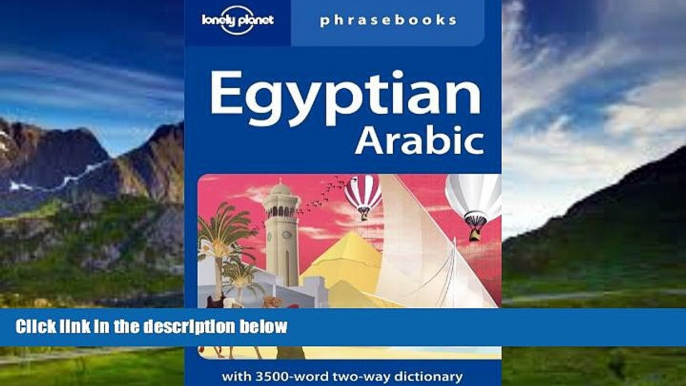 Big Deals  Egyptian Arabic (Lonely Planet Phrasebooks)  Best Seller Books Best Seller