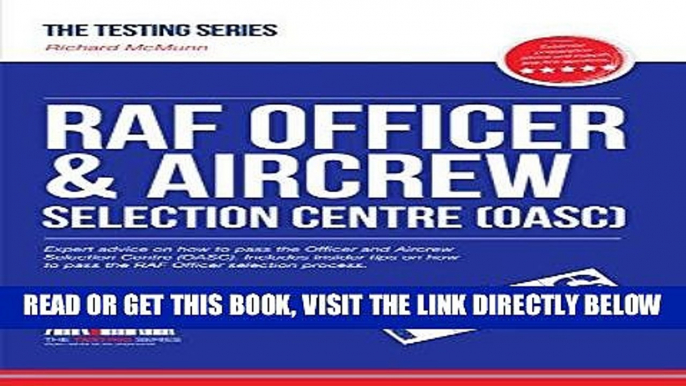 [PDF] RAF Officer Aircrew Selection Centre OASC: How to become an RAF Officer (The Testing Series)