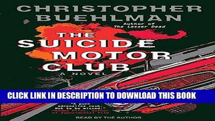 Ebook The Suicide Motor Club Free Download