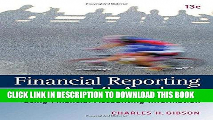 Ebook Financial Reporting and Analysis: Using Financial Accounting Information (with Thomson ONE