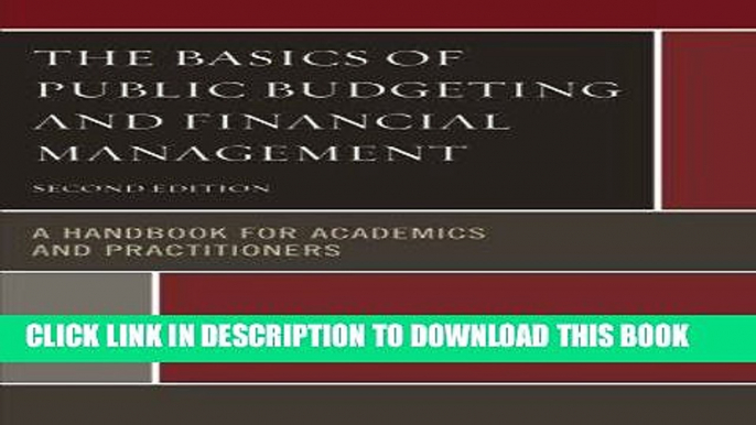 Best Seller The Basics of Public Budgeting and Financial Management: A Handbook for Academics and