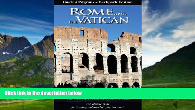 Big Deals  Rome and the Vatican - Guide 4 Pilgrims, Backpack Edition  Best Seller Books Most Wanted