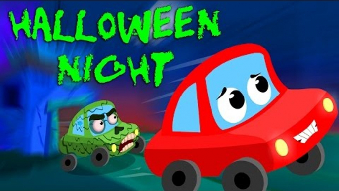 Little Red Car | You Cant Run Its Halloween | Scary Little red car halloween song