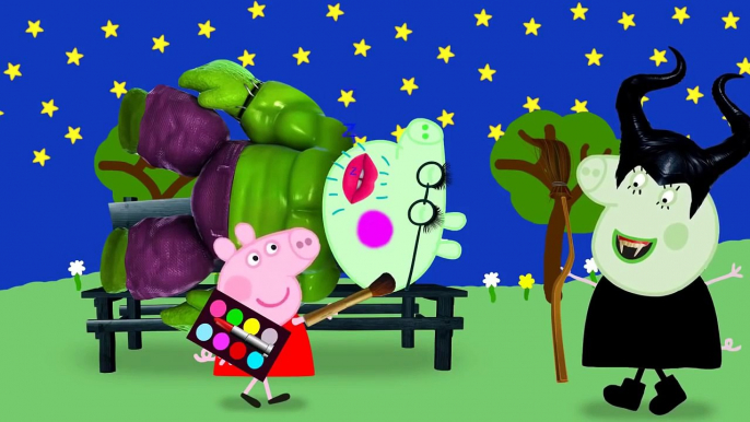 #PEPPA PIG #DOING #MAKEUP FOR A #HULK BIG #PEPPA PIG #FINGER FAMILY #NURSERY RHYMES LYRICS #PARODY