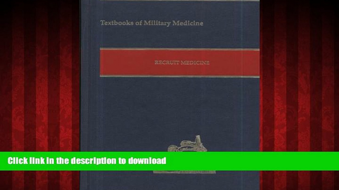 Best book  Recruit Medicine (Textbooks of Military Medicine) online