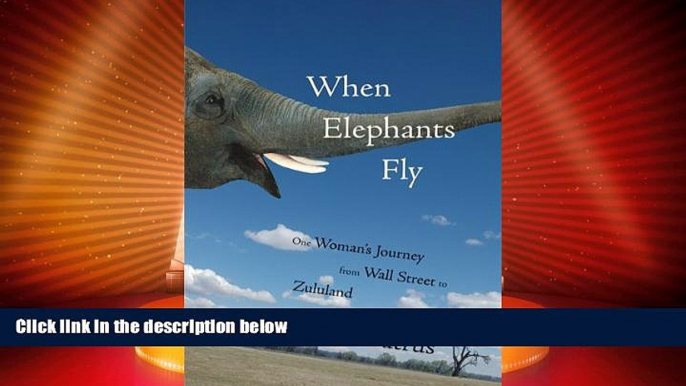 Big Deals  When Elephants Fly: One Woman s Journey from Wall Street to Zululand  Best Seller Books