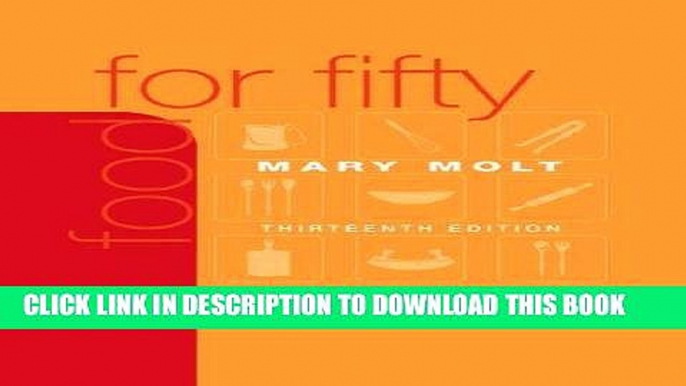 Best Seller Food for Fifty (13th Edition) Free Read