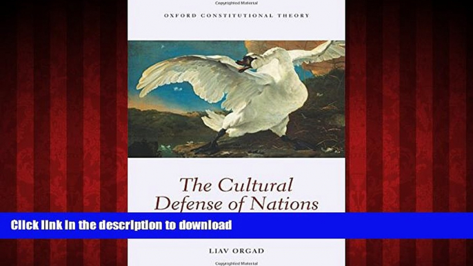 Best book  The Cultural Defense of Nations: A Liberal Theory of Majority Rights (Oxford