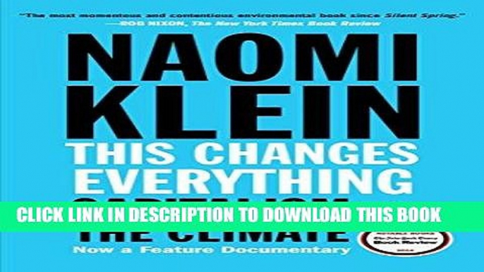 [PDF] This Changes Everything: Capitalism vs. The Climate Full Online