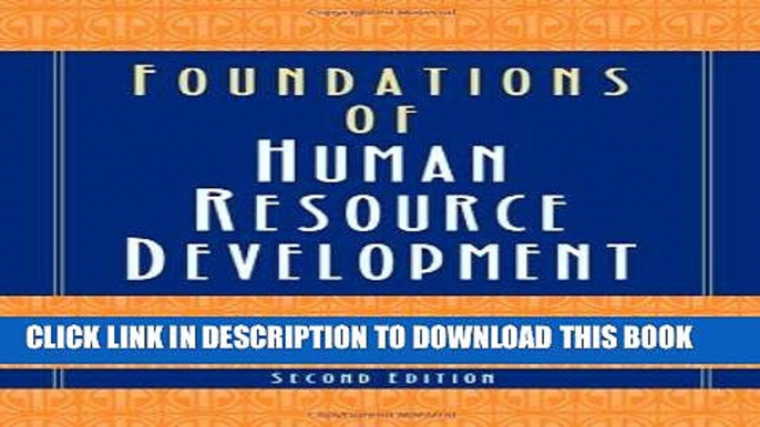 [READ] EBOOK Foundations of Human Resource Development ONLINE COLLECTION