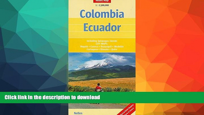 READ BOOK  Colombia and Ecuador Nelles Map (English, Spanish, French and German Edition) FULL