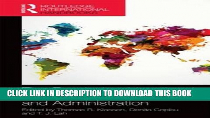 Read Now The Routledge Handbook of Global Public Policy and Administration (Routledge