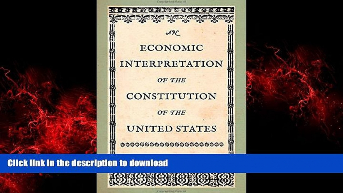 Buy books  An Economic Interpretation of the Constitution of the United States online to buy