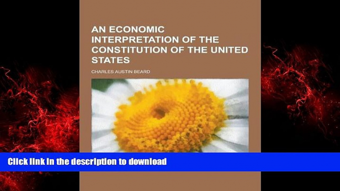 Buy books  An Economic Interpretation of the Constitution of the United States online to buy