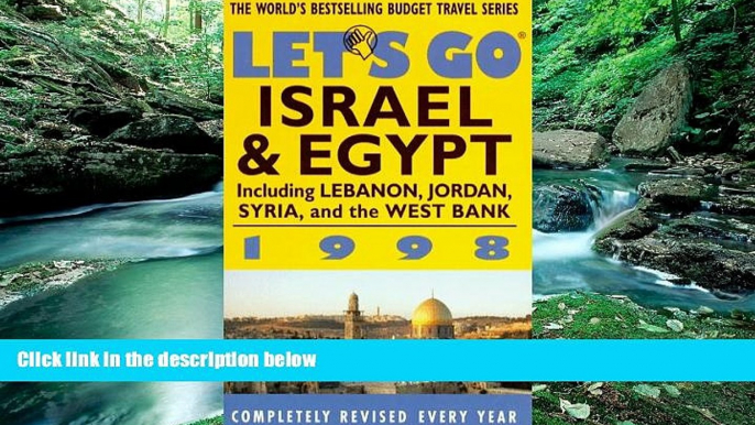 Big Deals  Let s Go 98 Israel   Egypt (Annual)  Best Seller Books Most Wanted