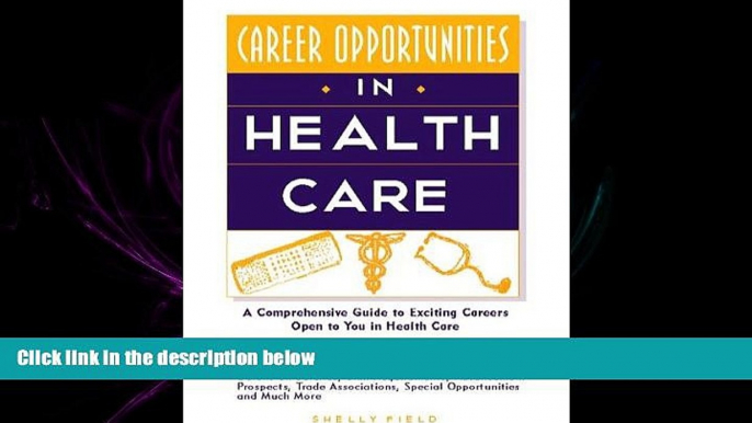 READ book  Career Opportunities in Health Care (Career Opportunities Series)  FREE BOOOK ONLINE