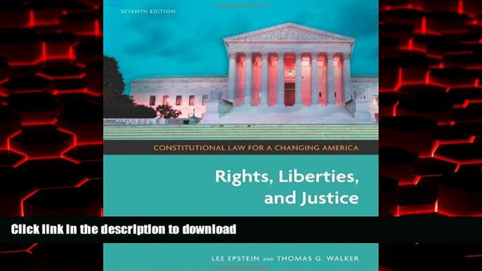 Buy book  Constitutional Law for a Changing America: Rights, Liberties, and Justice online