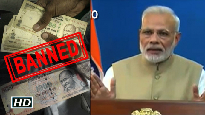 PM Modi bans 500 1000 notes