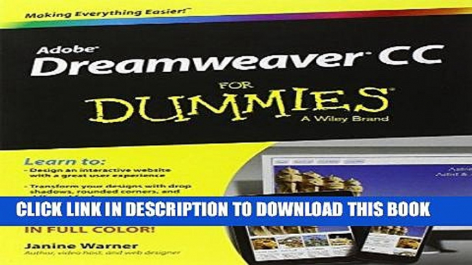 [PDF] Dreamweaver CC For Dummies Popular Online