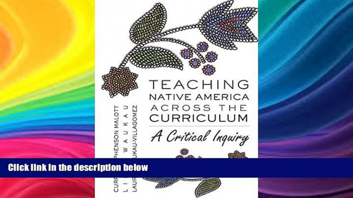 READ book  Teaching Native America Across the Curriculum: A Critical Inquiry (Counterpoints)