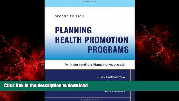 Buy book  Planning HealthPromotion Programs : Intervention Mapping, 2nd Edition online