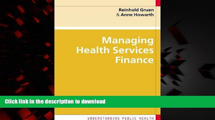 Buy books  Financial Management in Health Services (Understanding Public Health) online