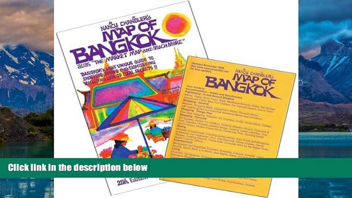 Best Buy Deals  Nancy Chandler s Map of Bangkok, 25th Edition  Best Seller Books Best Seller