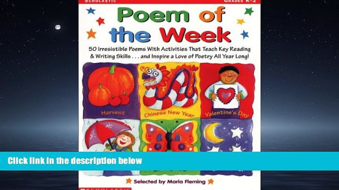 Read Poem of the Week: 50 Irresistible Poems With Activities that Teach Key Reading   Writing