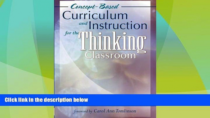 Buy NOW  Concept-Based Curriculum and Instruction for the Thinking Classroom (Concept-Based