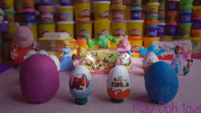 kinder surprise violetta cars 2 play doh spiderman kinder surprise eggs peppa pig egg surprise FULL