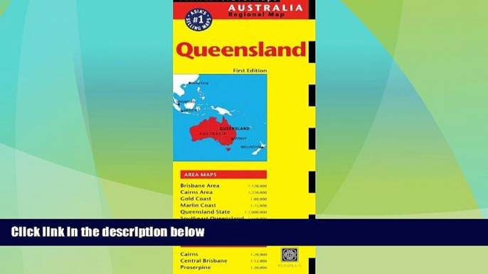 Big Deals  Queensland Travel Map First Edition (Australia Regional Maps)  Full Read Best Seller