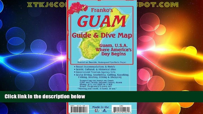 Big Deals  Guam Map   Dive Guide Franko Maps Waterproof Map  Full Read Best Seller