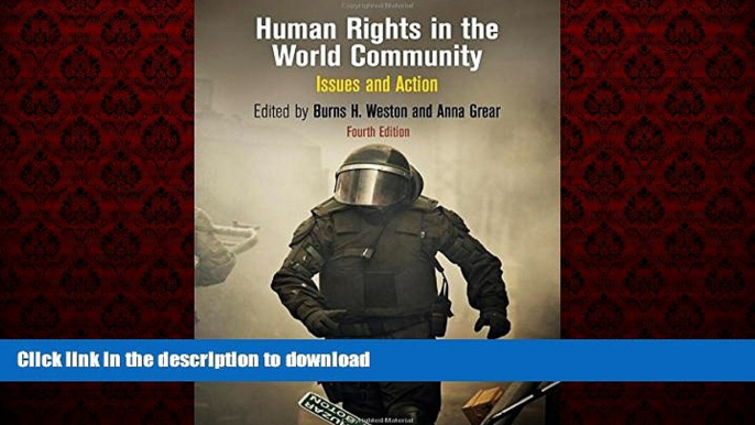 Buy books  Human Rights in the World Community: Issues and Action (Pennsylvania Studies in Human