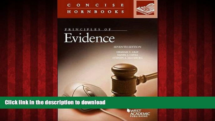 liberty books  Principles of Evidence (Concise Hornbook Series) online