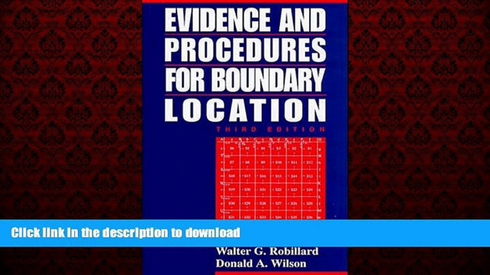 liberty book  Evidence and Procedures for Boundary Location online for ipad