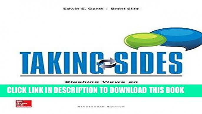 Read Now Taking Sides: Clashing VIews on Psychological Issues Download Book