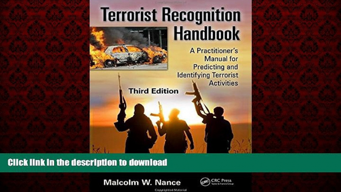 Buy book  Terrorist Recognition Handbook: A Practitioner s Manual for Predicting and Identifying