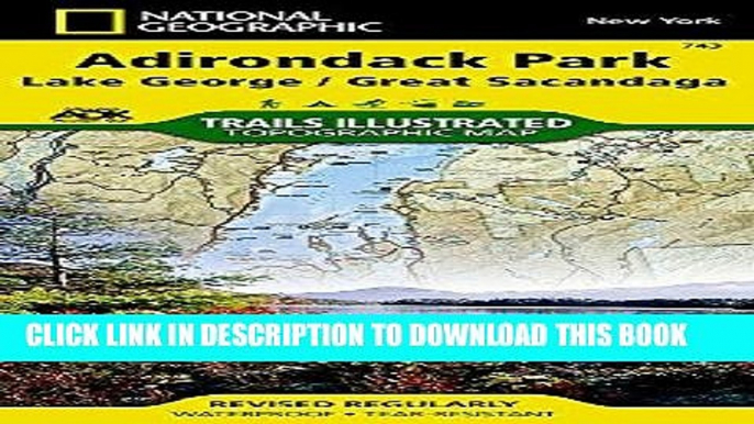 [PDF] Lake George, Great Sacandaga: Adirondack Park (National Geographic Trails Illustrated Map)