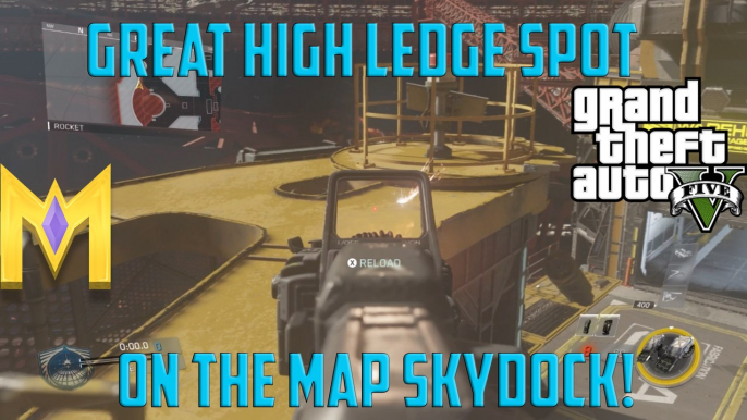 CoD iW Glitches - High Ledge Spot ON Skydock - (Infinite Warfare Glitches)