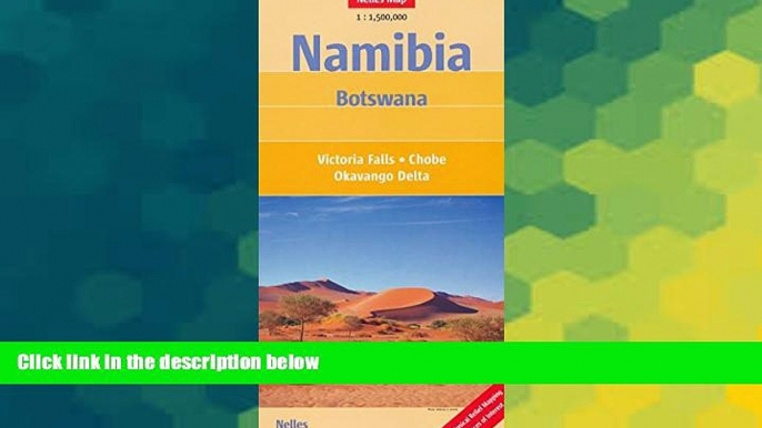 Must Have  Namibia 1:1,500,000   Botswana West / Victoria Falls Travel Map, waterproof, NELLES