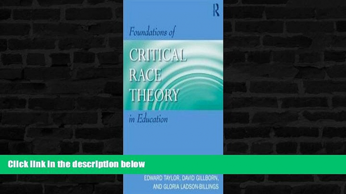 EBOOK ONLINE  Foundations of Critical Race Theory in Education (Critical Ecucator)  BOOK ONLINE