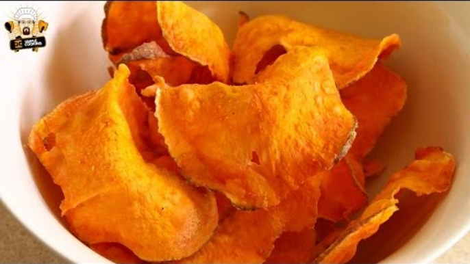 MICROWAVE SWEET POTATO CHIPS