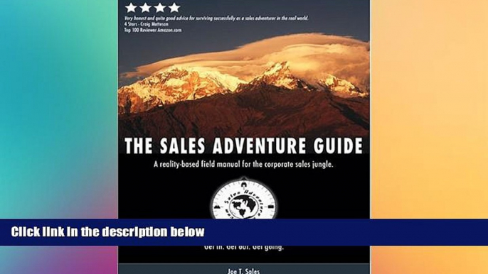 READ FULL  The Sales Adventure Guide  READ Ebook Online Audiobook