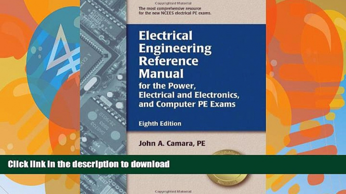 FAVORITE BOOK  Electrical Engineering Reference Manual for the Power, Electrical and Electronics,