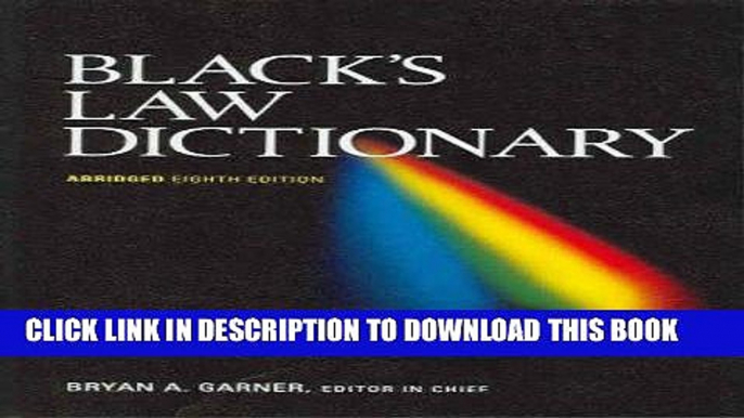 Ebook Black s Law Dictionary: Abridged Version Free Read