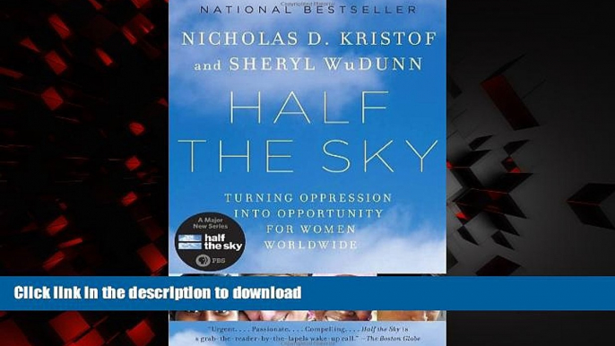 Best books  Half the Sky: Turning Oppression into Opportunity for Women Worldwide online for ipad