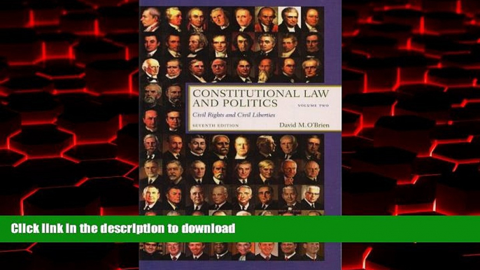 Best books  Constitutional Law and Politics, Vol. 2: Civil Rights and Civil Liberties (Seventh