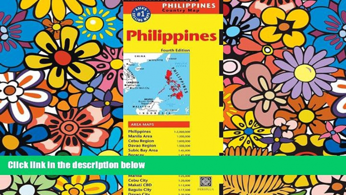 Must Have  Philippines Travel Map Fourth Edition (Periplus Travel Maps)  Most Wanted
